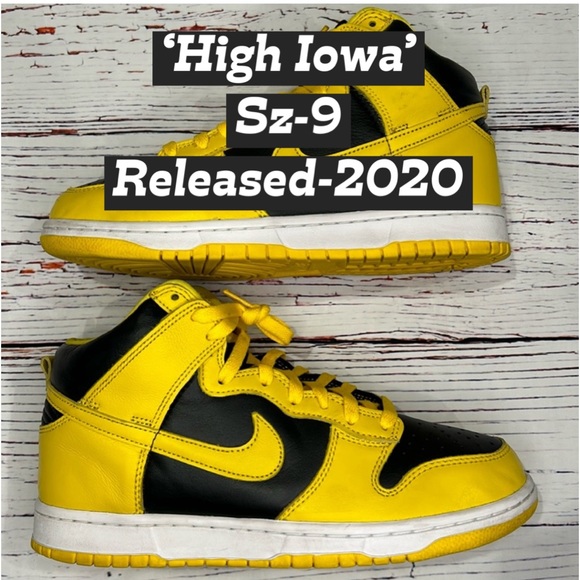 Nike-Dunk High- Iowa-Sz-9-2020
CZ8149-002 - Picture 1 of 8